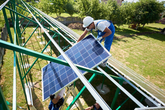 技术安装独立太阳能光伏板系统自然光伏替代