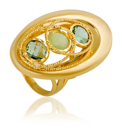 戒指原版女性金戒指送给女性的珍贵礼物珠宝奢侈品爱情