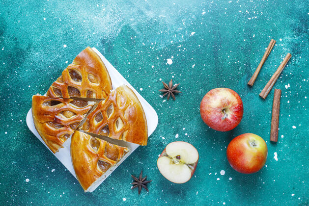 水果自制美味果酱苹果派小吃烘焙食谱