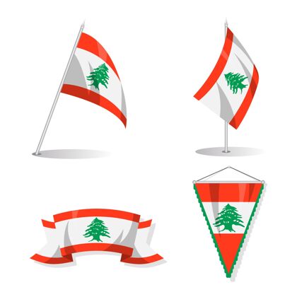 套装黎巴嫩国旗包包装共和爱国