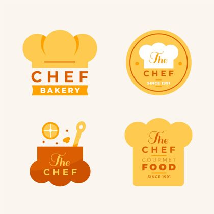 品牌平面设计厨师标志收集平面设计厨师标识标志