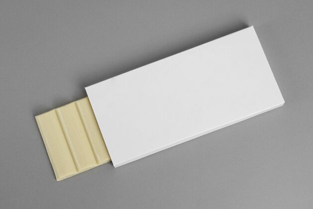 白巧克力巧克力包装模型模型平面布局标签