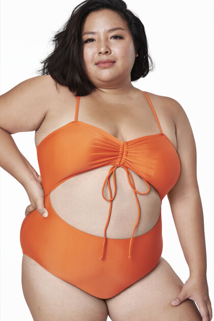 橙色尺寸包括橙色泳装服装时尚时尚身体积极休闲