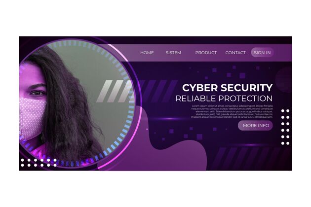 隐私网络安全登录页模板安全登录页网络