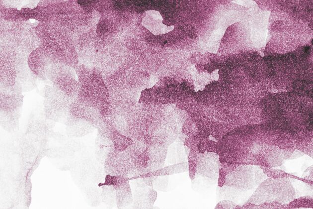 抽象渐变紫色水彩复制空间图案背景粉彩油漆飞溅