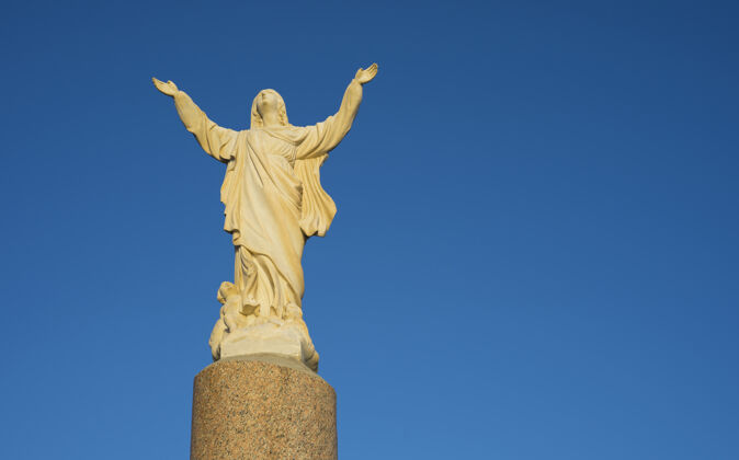 大理石圣母大理石雕塑天主教玛丽和平