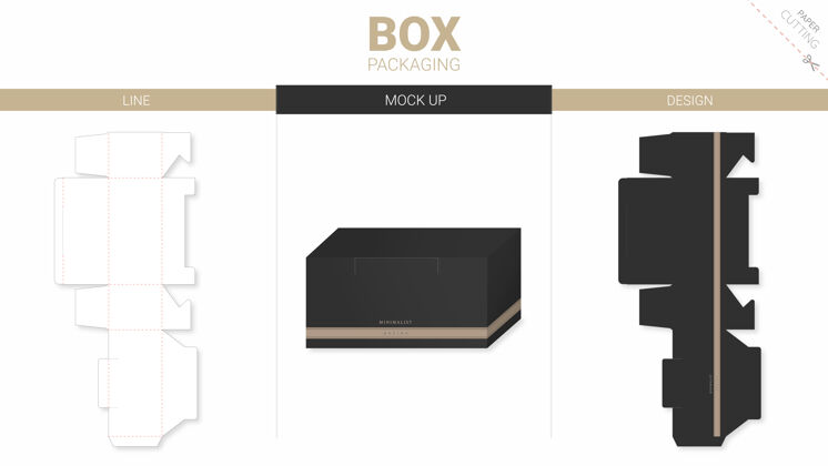 模板盒包装和模型模切模板盒子包装形状