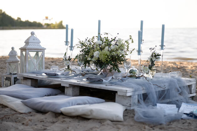新娘婚宴桌贝壳牡蛎仪式