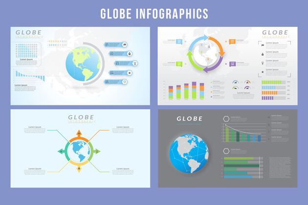 世界全球信息图表数据图表时间线