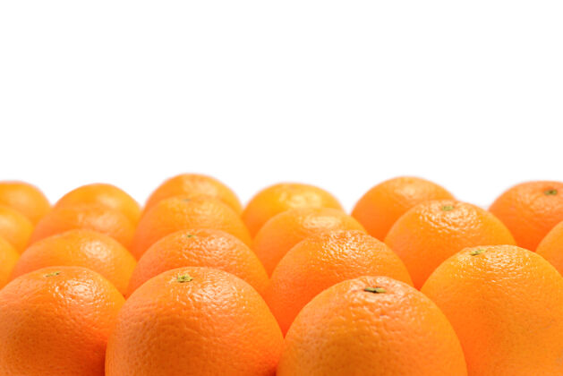 维生素一群橘子排成一排就白了水果甜团体