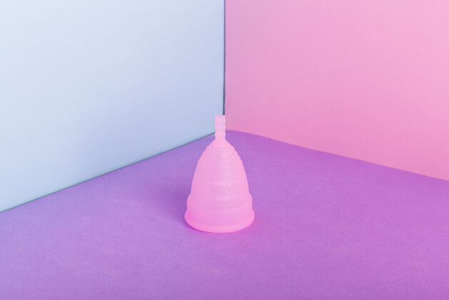 私密粉色可重复使用的月经杯卫生女用卫生理念杯子防护月经