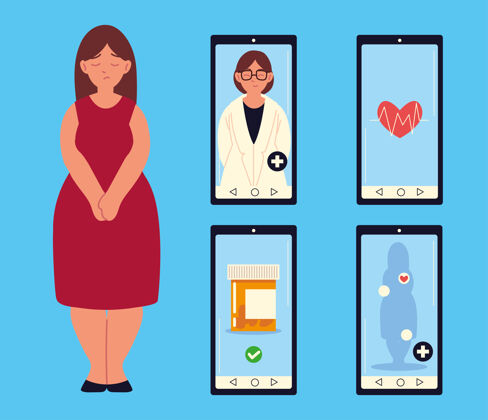 设置在线健康医疗患者智能手机医疗健康支持