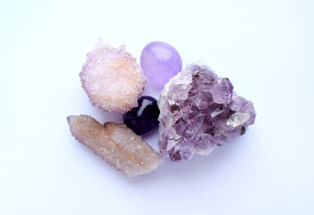 彩虹紫水晶紫色天然宝石 品种繁多水疗地质宝石