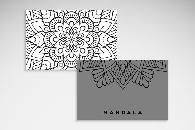 曼荼罗优雅的曼陀罗卡东方几何花卉