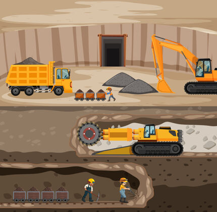 隧道煤矿井下景观地下环境土壤