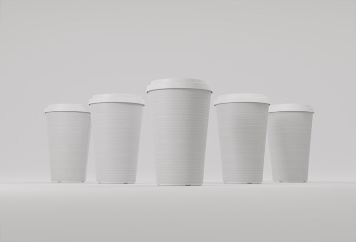 品牌咖啡杯品牌安排模型分类纸张