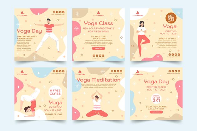 平衡瑜伽instagram帖子训练运动员灵活