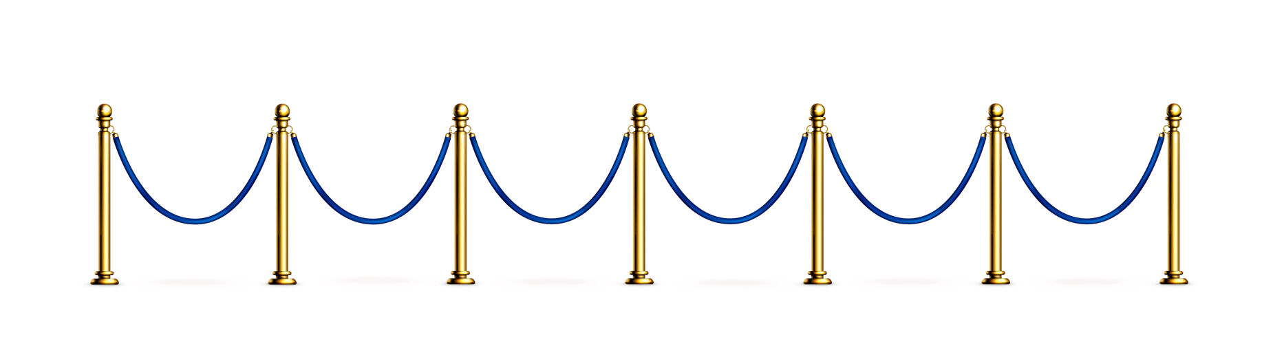金属蓝色的绳索屏障 金色的支柱 天鹅绒的入口栅栏大厅名人电影