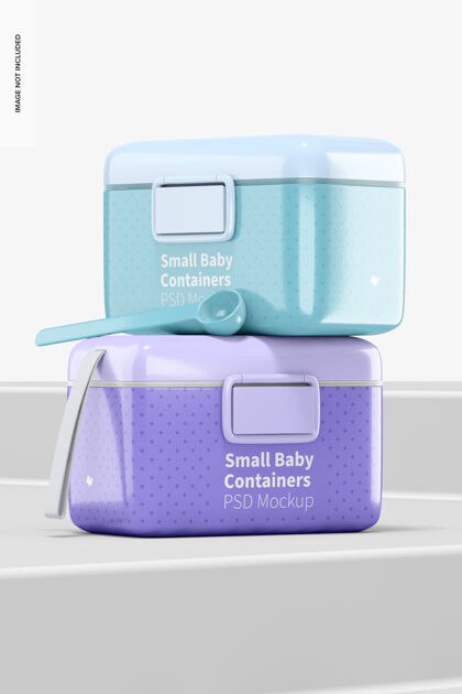 食品容器小婴儿奶粉容器实物模型 透视图食品新生儿包装