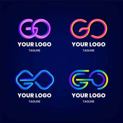 Company梯度去标志模板集Logo模板公司LogoGoLogo