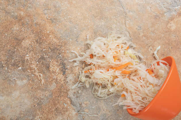 配料美味的自制酸菜来自橙色碗美味有机自制