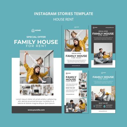 设置Instagram故事集家庭房屋租赁出租包分类