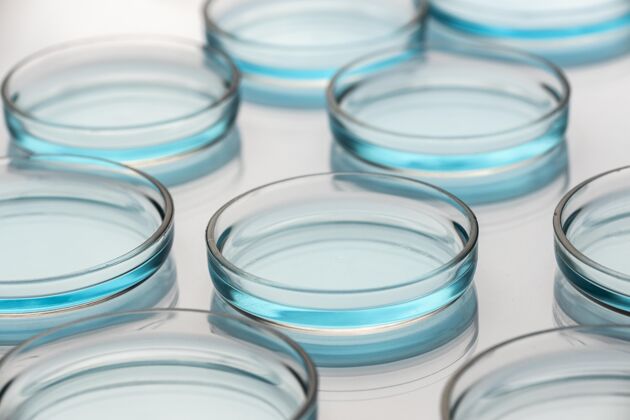 危险医学实验室的培养皿冠状病毒检测健康滴管