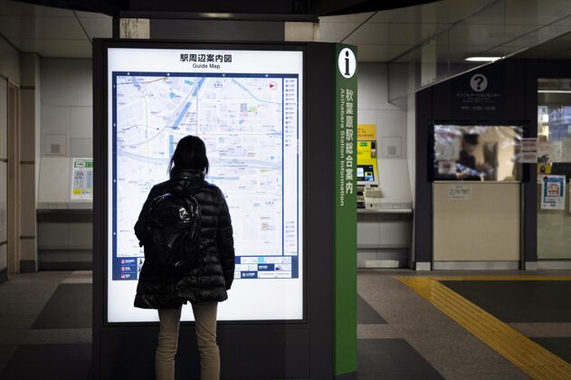信息日本地铁系统乘客信息显示屏信息火车站城市