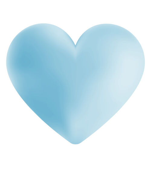 心一个简单的蓝心数字插图激情数字渲染