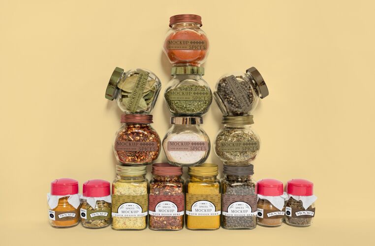 香气收集标签罐与香料罐子香料包装