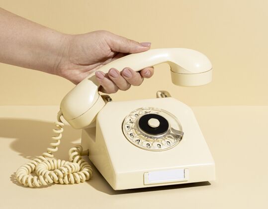 分类老式黄色电话装置通信古董记忆