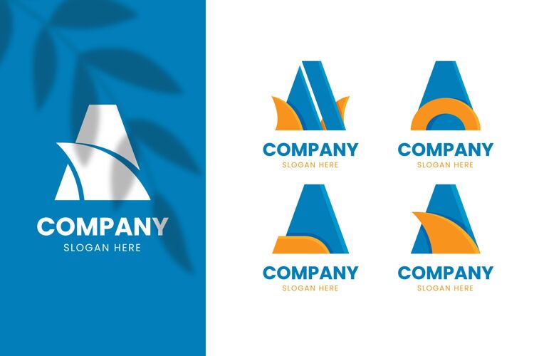 Branding平面设计一个标志模板BusinessLogoCorporateBrand