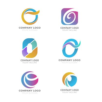 Logo平面设计o标志模板包identityBusinessCompany