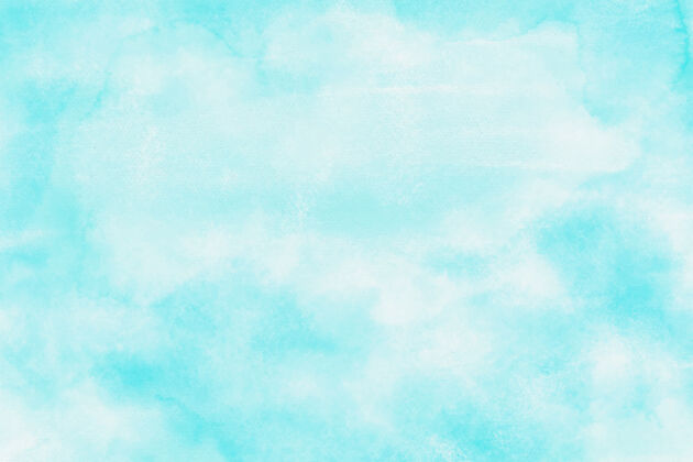 蓝色抽象水彩背景背景水彩纸极简
