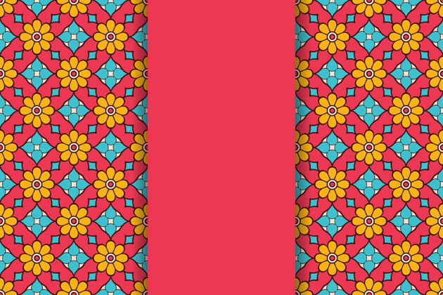 伊斯兰金色豪华装饰曼荼罗背景背景艺术抽象