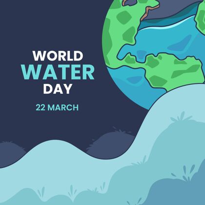 环境世界水日世界水日水滴墙纸