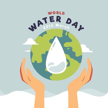 世界水日平面设计世界水日活动意识环境平面设计