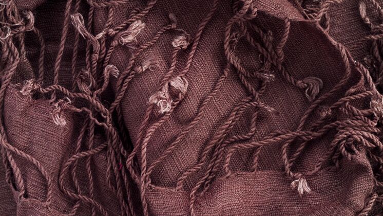 纺织品平铺的亚麻布纤维衣服织物