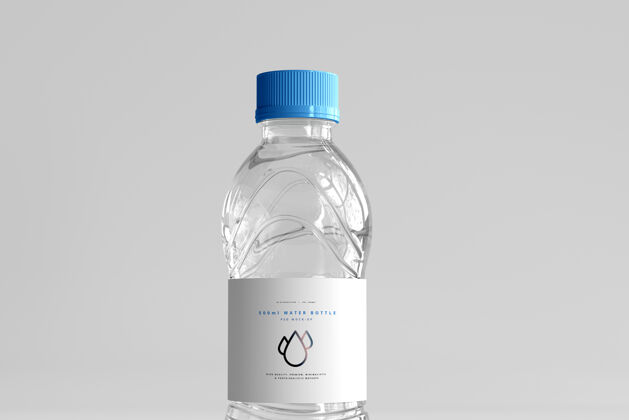 饮料淡水瓶模型现实帽子刷新