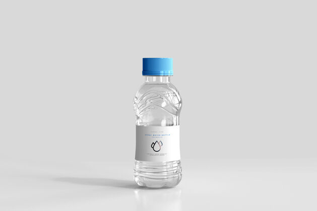 液体淡水瓶模型品牌矿物广告
