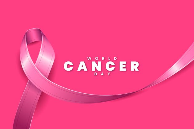 医疗保健现实世界癌症日彩带癌症组织慈善