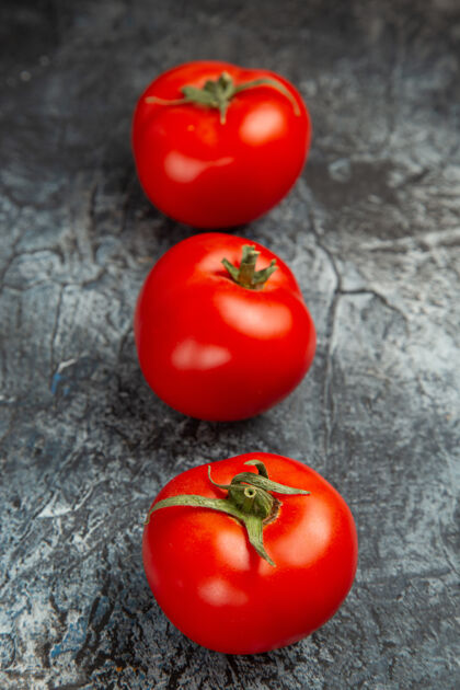 健康前视图新鲜的红色西红柿番茄樱桃番茄食品