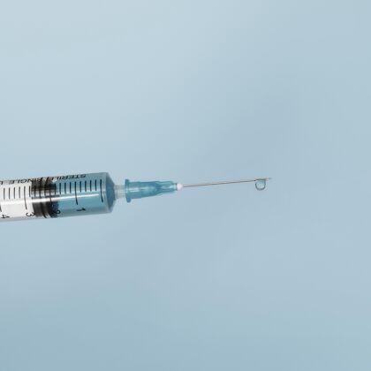 解药注射疫苗的注射器特写镜头药物平方接种