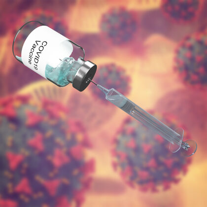 传播三维渲染的医疗用疫苗和注射器对病毒细胞图像团队病毒医疗