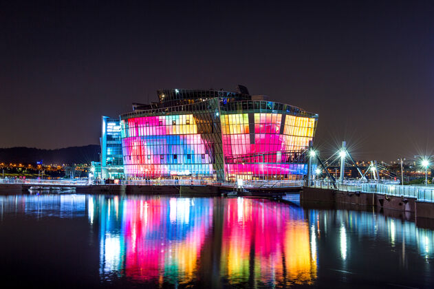 城市多彩的首尔浮岛国际建筑现代