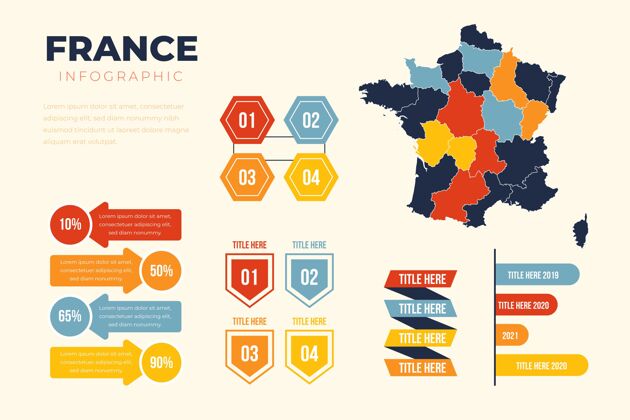 阶段平面法国地图信息图信息图信息法国地图