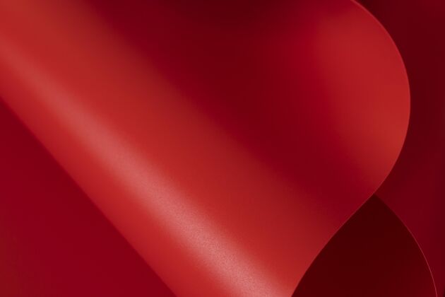 油漆复制空间优雅的红纸装饰单色空白