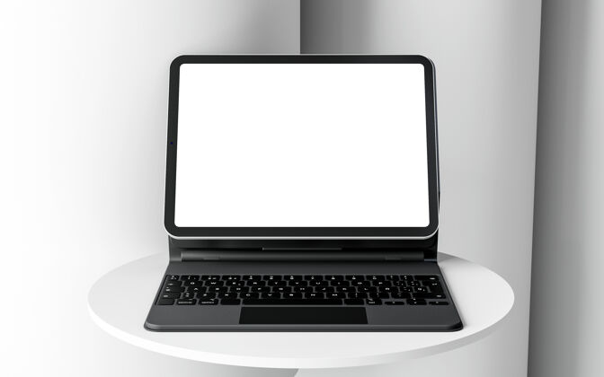 应用程序现代平板电脑与键盘连接组成Up连接触摸屏