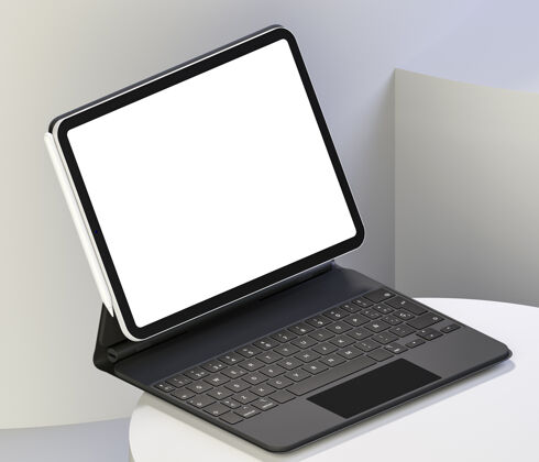 设备带键盘的现代平板电脑技术无线连接